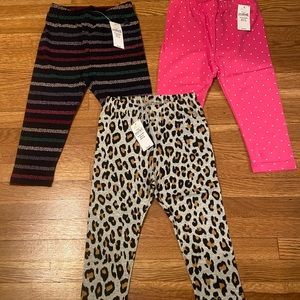 Girls Baby Gap Organic Cotton Leggings 12-18
